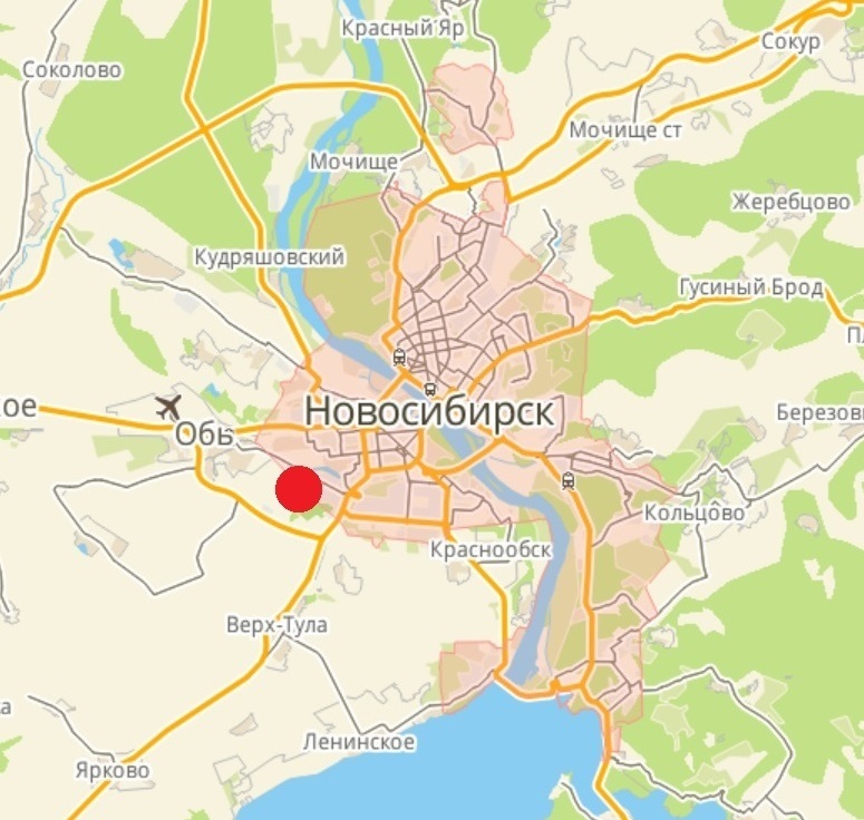 Виртуальная карта новосибирска